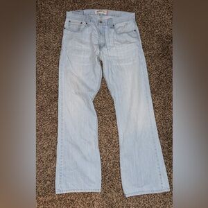 Levi's Men's Bootcut Jeans in Soft Blue 33x32